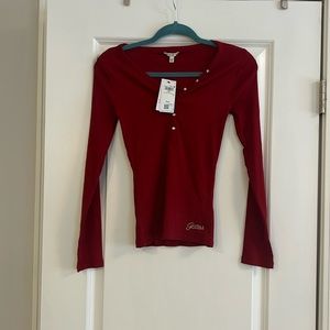 Guess long sleeve top, new